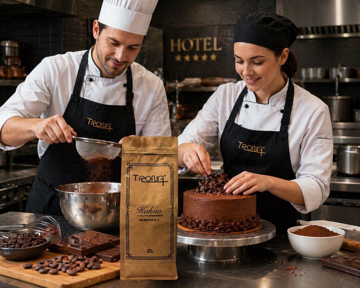 tronapazarlama's tweet image. Profesyonel mutfakların tercihi: Trona Kakao 🍫  
Yoğun aroma, güçlü renk, kusursuz sonuç.

Otel, restoran ve pastaneler için ideal kalite.  
Lezzette fark yaratmak isteyenlere!

#tronapazarlama #kakao #horeca #pastacılık #şef #gastronomi