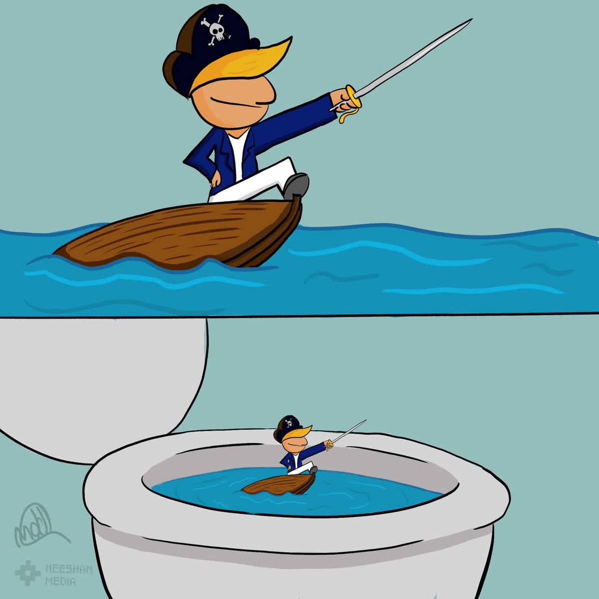 Serverking2026's tweet photo. King of the Seas🤣🤣

#TrumpPedófilo https://t.co/F0jRFXr1yD