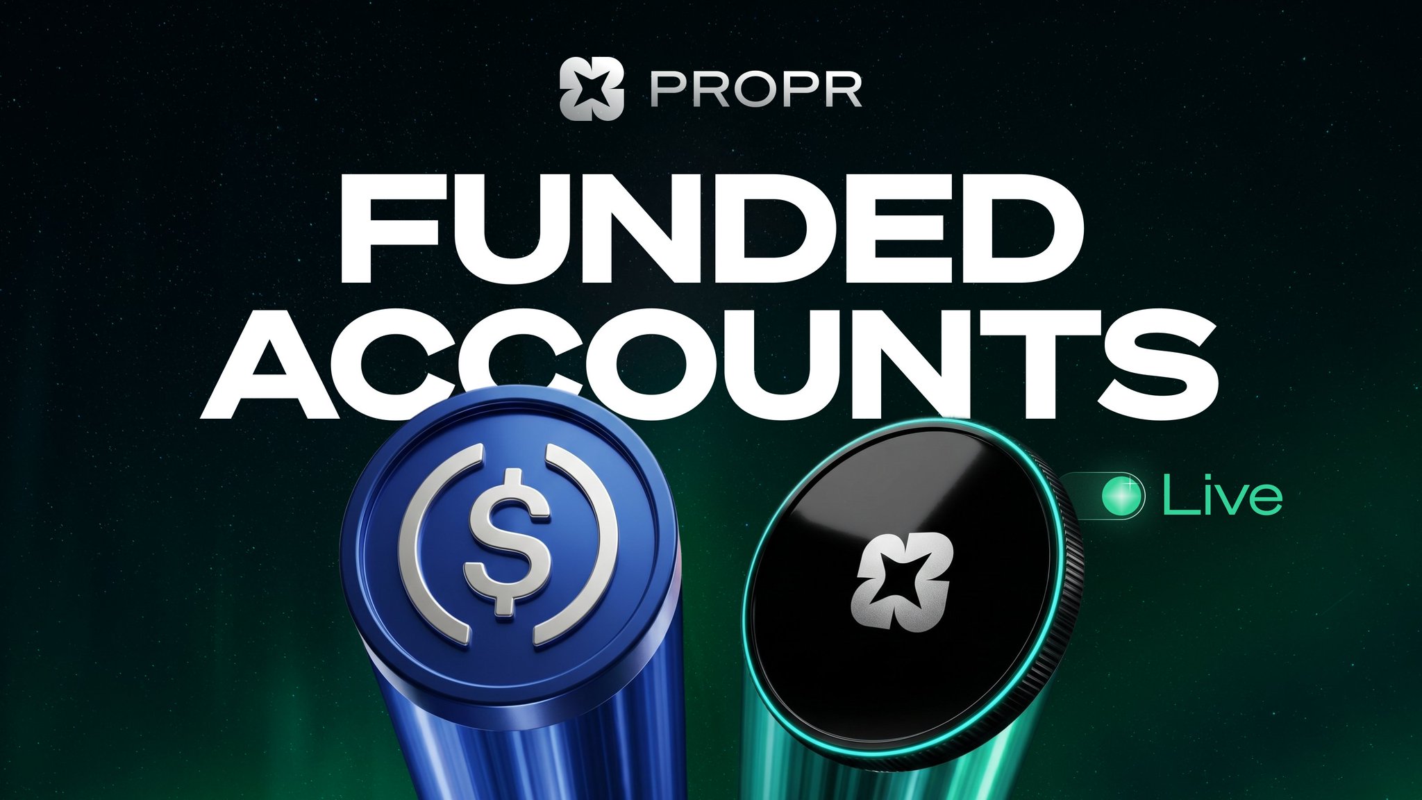Big news! Many firsts today. https://x.com/ProprXYZ/status/2046638640420339804?s=20 Funded accounts are now …