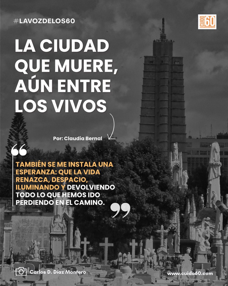 #LaVozDeLos60

🛑🇨🇺No es una imagen poética.
Es una realidad. Un escenario desolador de incertidumbre
💬"La gente camina como si estuviera vacía.
Lento.
Cansada.
Sin ánimo.
Como si vivir fuera solo aguantar un día más.
Y en medio de eso, las personas mayores.
Solas.
Sin apoyo.
