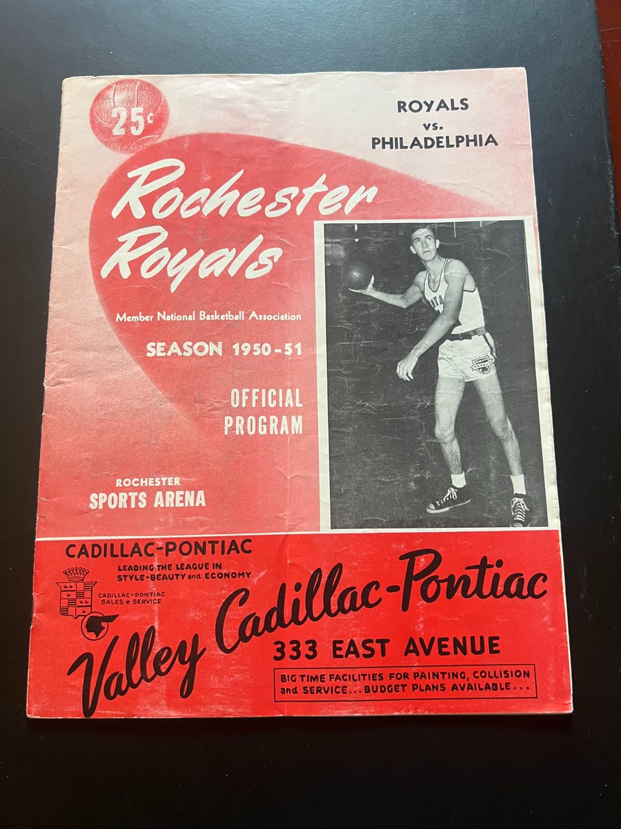 CityRochesterNY's tweet photo. Celebrating our city's rich basketball legacy!

75 years ago today, the Rochester Royals — now the Sacramento Kings — captured the NBA Championship, defeating the New York Knicks 79-75 in game 7 at Edgerton Park Arena right here in Rochester.

(📸: Wendy &amp; David Dworkin) https://t.co/kwyG23qrMg