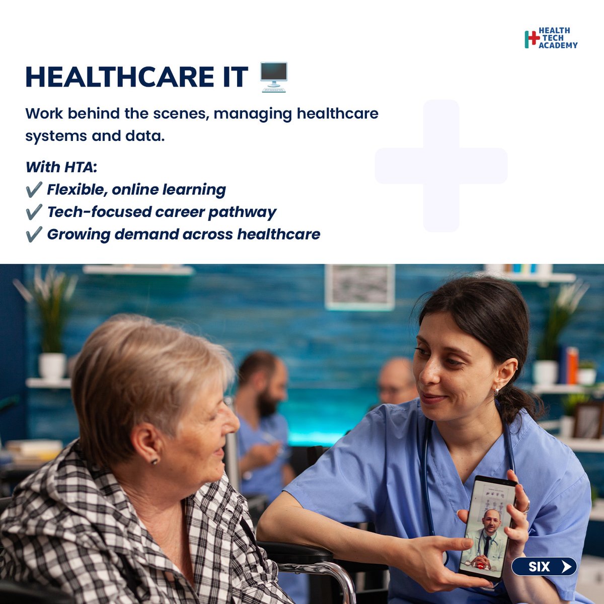 HealthTech_ACAD's tweet photo. The right training can open doors to stable, rewarding careers sooner than you think.

Not sure which path is right for you?

Comment “START” and we’ll guide you. Visit https://t.co/17O3DedYSf to see a list of our programs. 

To speak with Admissions, call (855) 590-6601 https://t.co/PC9ybAiElY