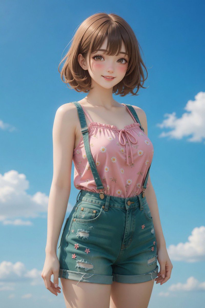 kyouchanlio's tweet image. 可愛い衣装💓着せていただきました🌤️
#アリス服飾店
#AIArt