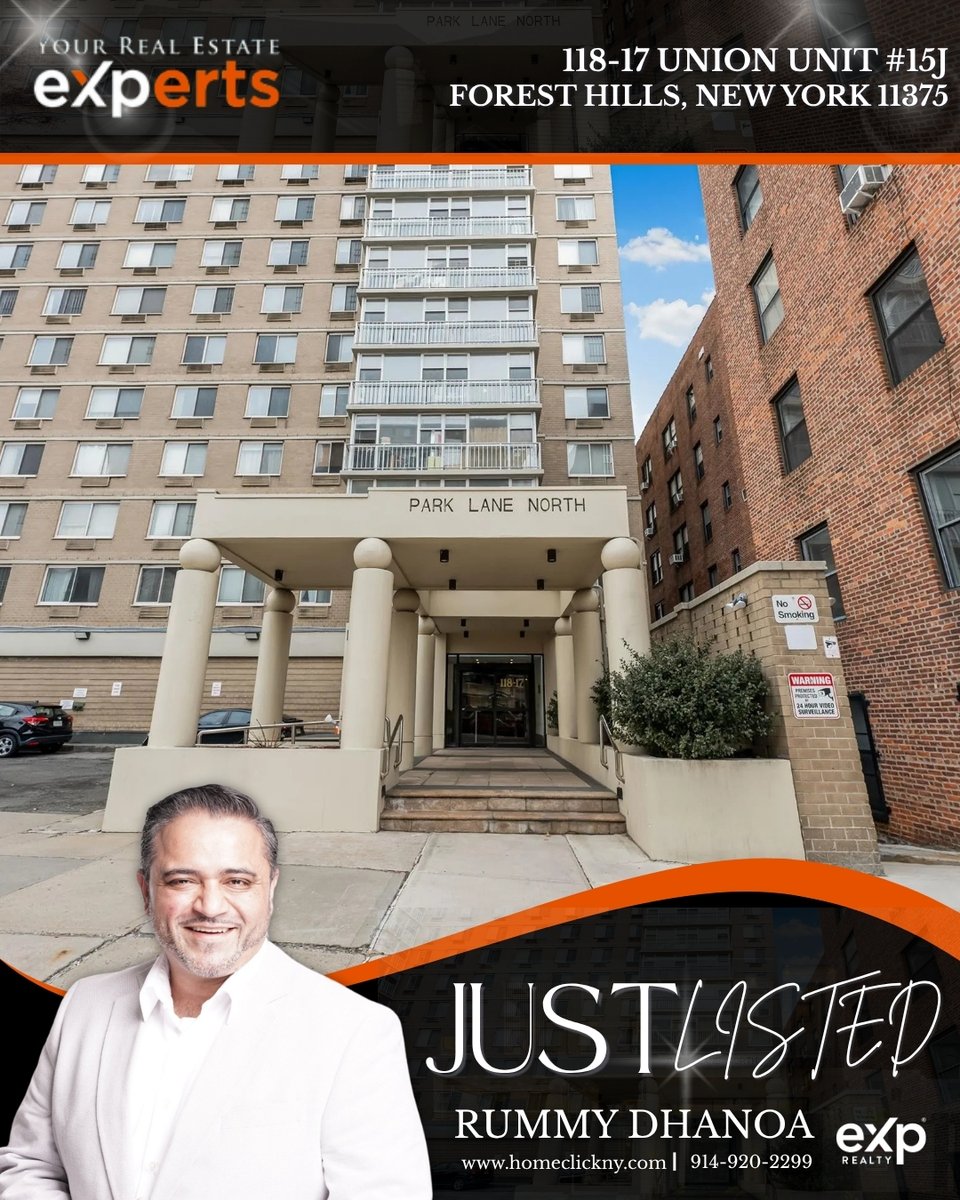 RummySDhanoa's tweet image. 🚨 Just Listed in Forest Hills!  

📍 118-17 Union Turnpike, Unit 15J  
💰 $195,000  

Great opportunity for buyers or investors.  

Contact Rummy Dhanoa today!  

#ForestHills #QueensNY #JustListed