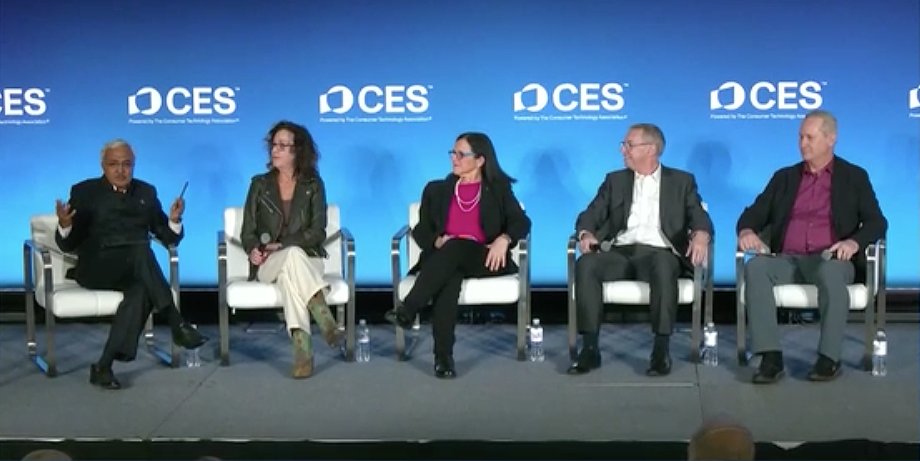 CES tweet media