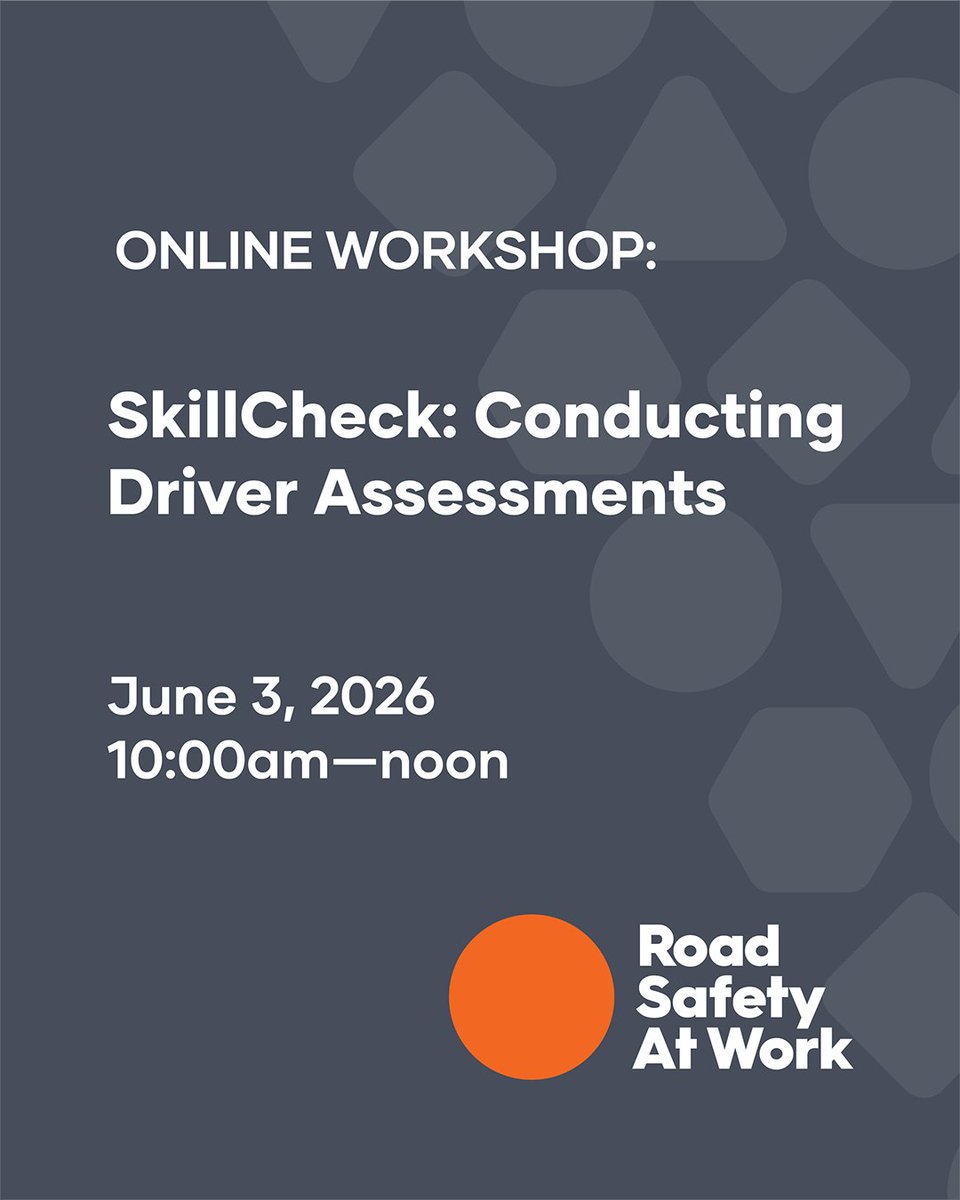Road Safety at Work tweet media