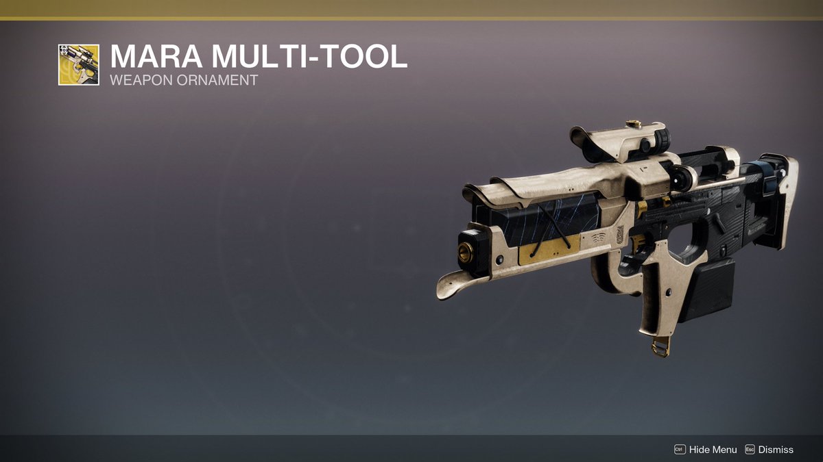 Weekly Bright Dust Offerings 

Ornament
• Mara Multi-Tool (1250)

Ghost Projections
• Eris Morn Projection (1500)

Vehicles
• Grass Guzzler (2500)

Transmat Effects
• Resurrected Shadow (450)
• Nightmare Emergence (450)
• SIVA Emergence (450)
• Confetti Entrance (450)