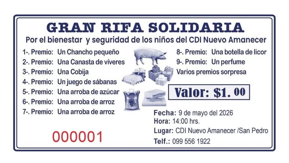 MiZonaNews's tweet image. #Publicidad El Centro de Desarrollo Infantil ‘Nuevo Amanecer’, del barrio #SanPedro, parroquia #Tanicuchí, necesita ayuda, su infraestructura está deteriorada. Solicita tu boleto al 099 556 1922. #GranRifaSolidaria 👇#Latacunga #Cotopaxi