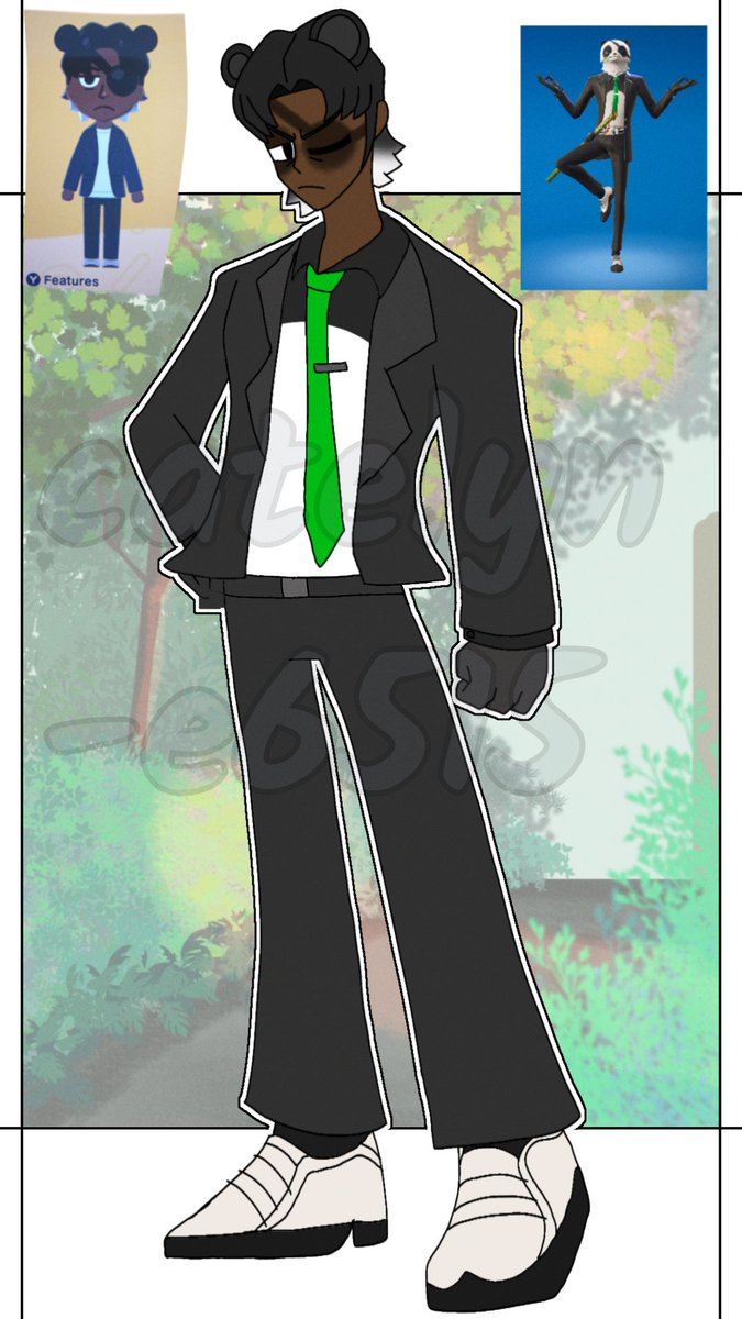 catelyn_e6515's tweet photo. Yippee, he is done~!! Finally here's a humanized design of Agent Patch and I'm saying it again: he is canonically black! I had so much fun drawing his Tomodachi Life Mii hehehe.
#fortnite #agentpatch #FortniteShowdown #FortniteChapter7 #FortniteArt #tomodachilife https://t.co/gahLG5PTd8
