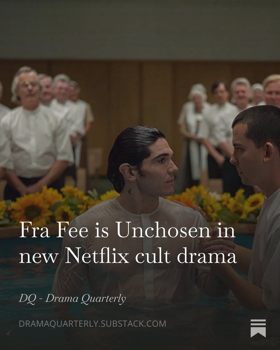 DQDAILY's tweet image. 📺 #LostBoysandFairies star #FraFee opens up about his latest role in #Netflix drama #Unchosen, in which he plays an escaped prisoner who finds sanctuary within the closed confines of a cloistered Christian sect.

👉 Links in the replies...