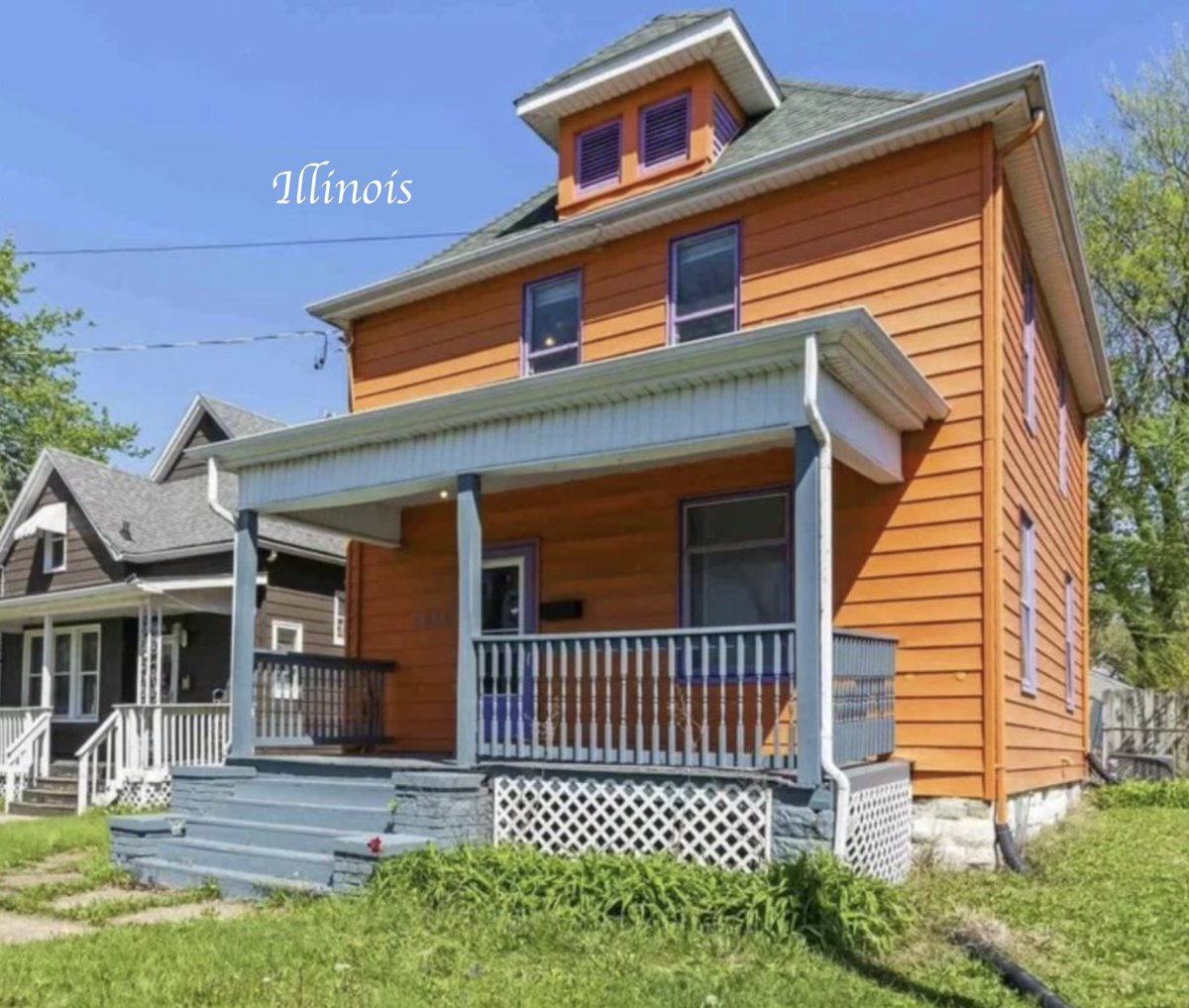 oldhousecalling's tweet image. $59,900. This clean and #affordable #Illinois #home with  easy access to walking trails, beautiful gardens. oldhousesunder50k.com/c-1920-three-b…