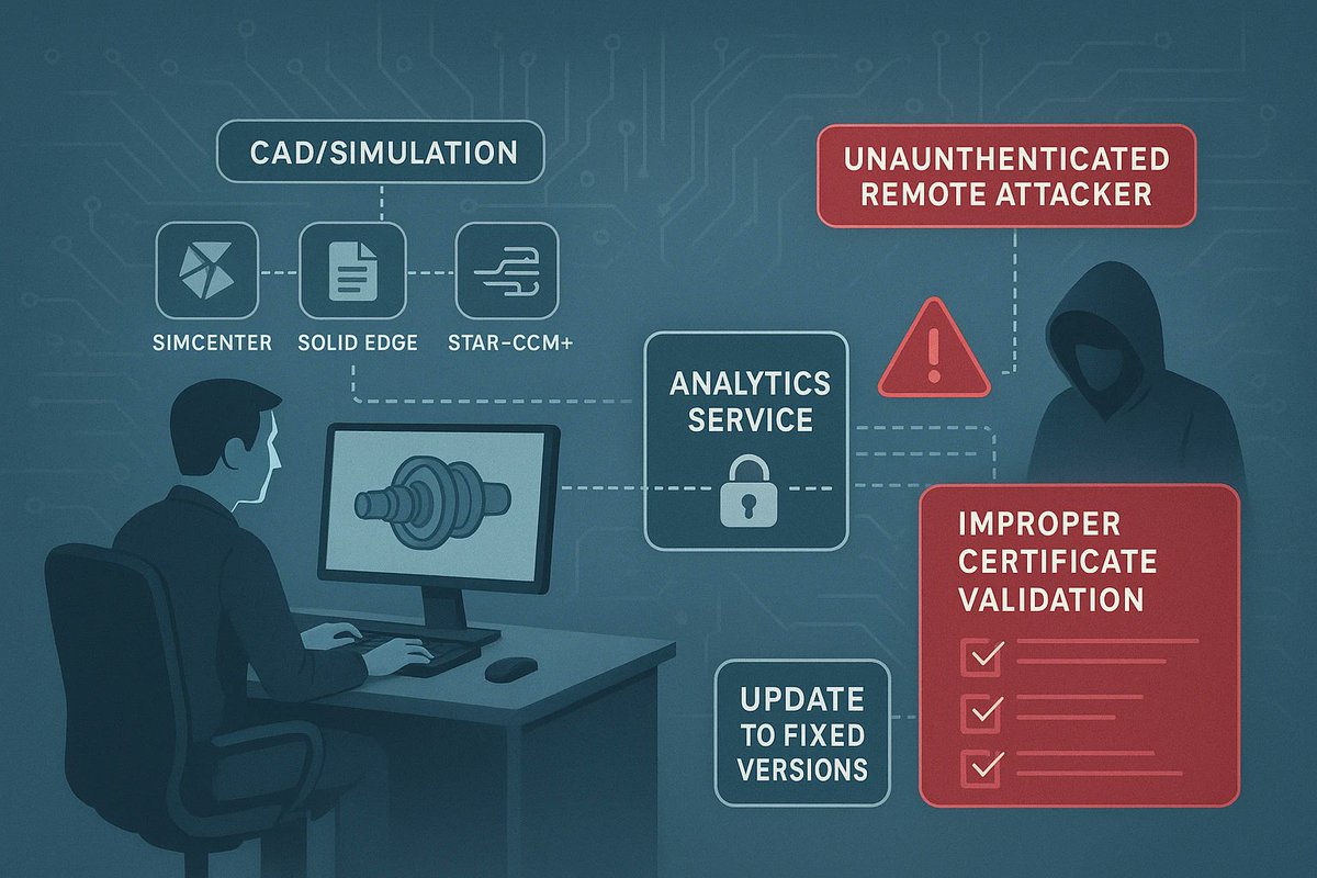 windowsforum's tweet image. 🪟 MITM via “bad certificates” in Siemens Toolkit? Love when cert validation is optional—like Windows Security: “sure, it’ll be fine.” Update now or your plant’s traffic gets intercepted. #WindowsForum
windowsforum.com/threads/siemen…
#CertificateValidation #SiemensSecurity