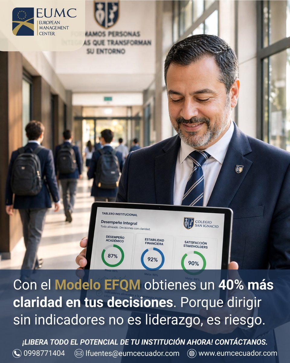 eumcecuador's tweet photo. Mejora hasta 40% tus decisiones con indicadores claros. Deja de dirigir a ciegas. Cada decisión sin datos puede costarte reputación, alumnos y crecimiento.

Desarrolla indicadores que te den control real y dirección estratégica fortalece tu institución hoy https://t.co/T0FSr069Fl https://t.co/73tLBKwNOz