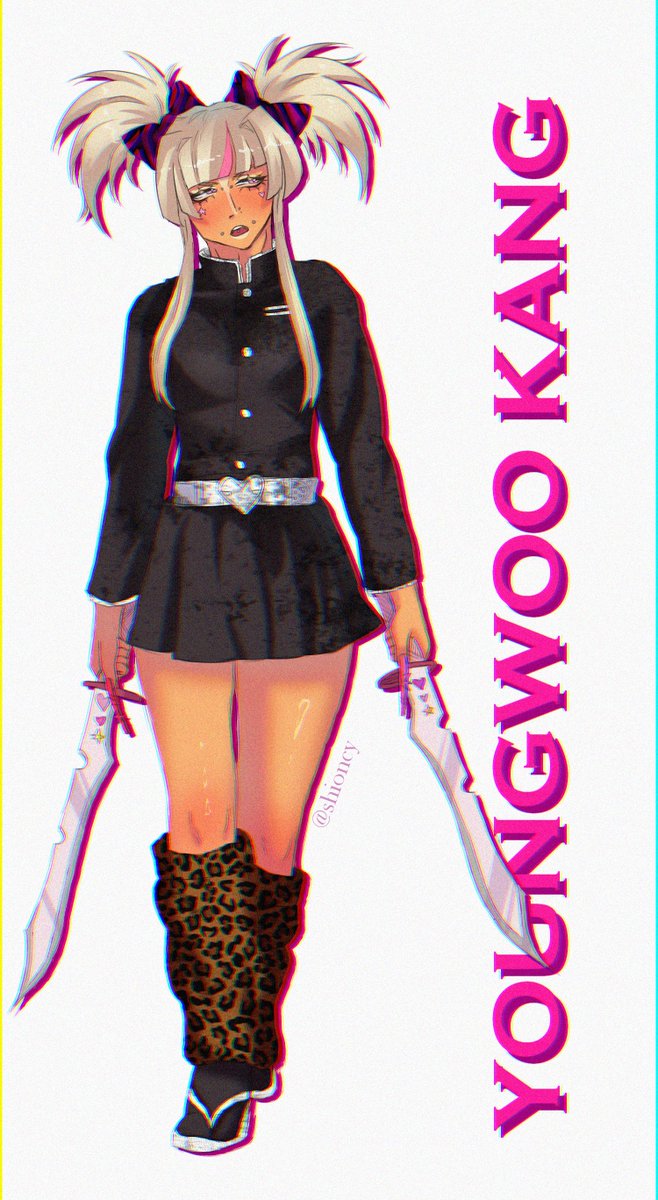 shioncy's tweet photo. My beautiful man Youngwoo as a rock breathing demon slayer <3
#OC #Demonslayer https://t.co/DUqxVlLX2H
