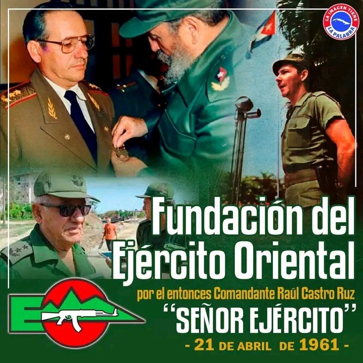 Muchas felicidades a nuestro señor Ejército Oriental en nombre de las #MujeresEnRevolución
de #ProvinciaGranma 
#CubaEstáFirme