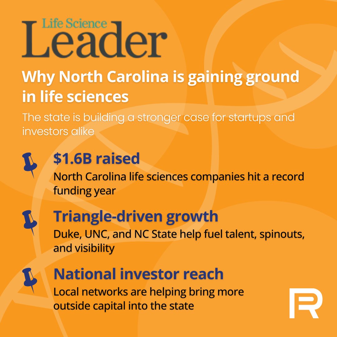 russopartners's tweet photo. In Life Science Leader, Mike Carnes of @NCBiotech looks at how emerging life sciences hubs are creating more opportunity for startups and investors beyond the traditional coastal centers. 

Read the article: https://t.co/I6WqiQBXcW  

#LifeSciences #Biotech #VentureCapital #StartupEcosystem