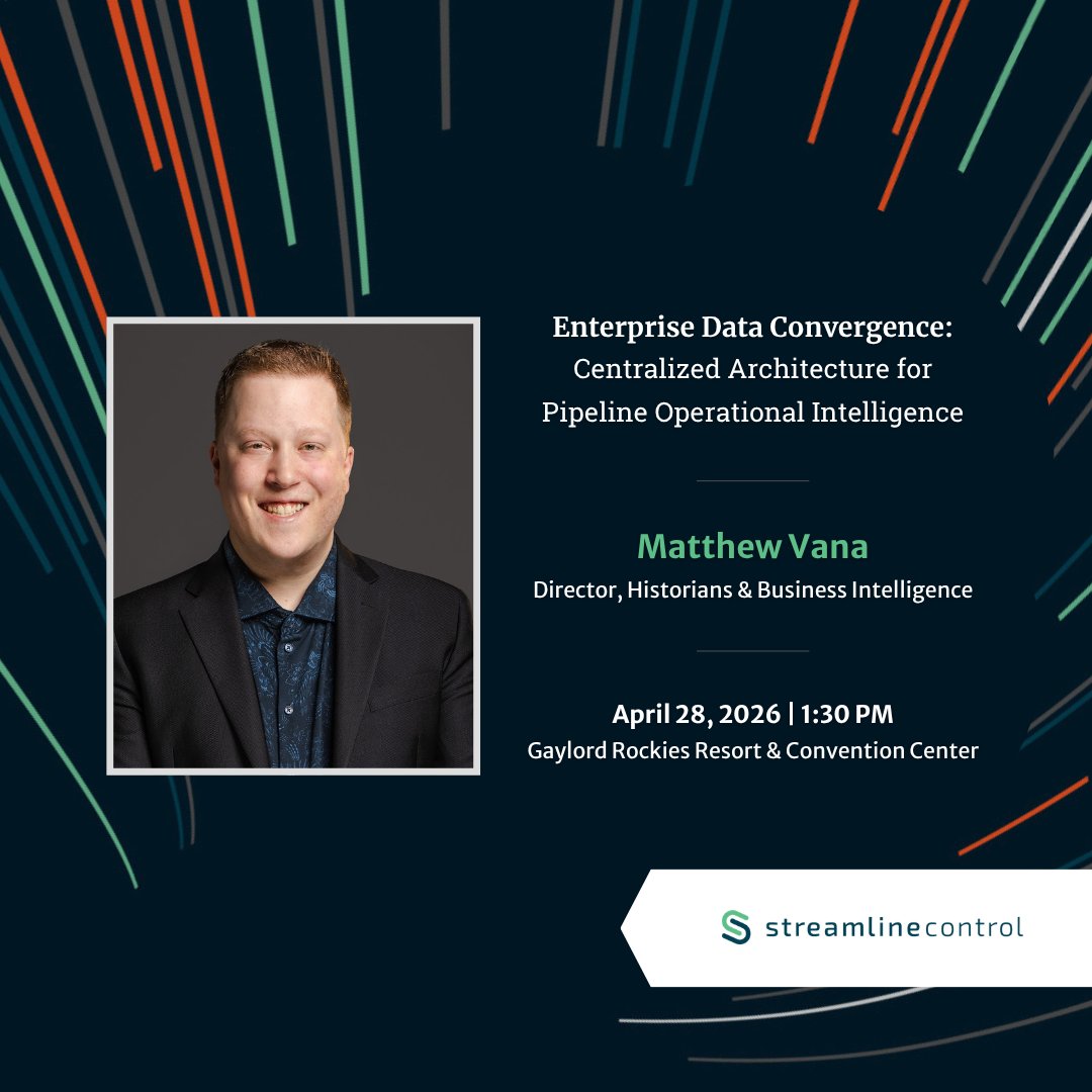 streamlinectrl's tweet photo. One week left to register!

Making data work together can be a challenge.

At the @APIGlobal Pipeline Conference &amp; Expo 2026, Matthew Vana will walk through bringing operational data into one view.

April 28 | 1:30 PM

Register now: https://t.co/a2TmLXrK3D https://t.co/qHI4oKHkw8