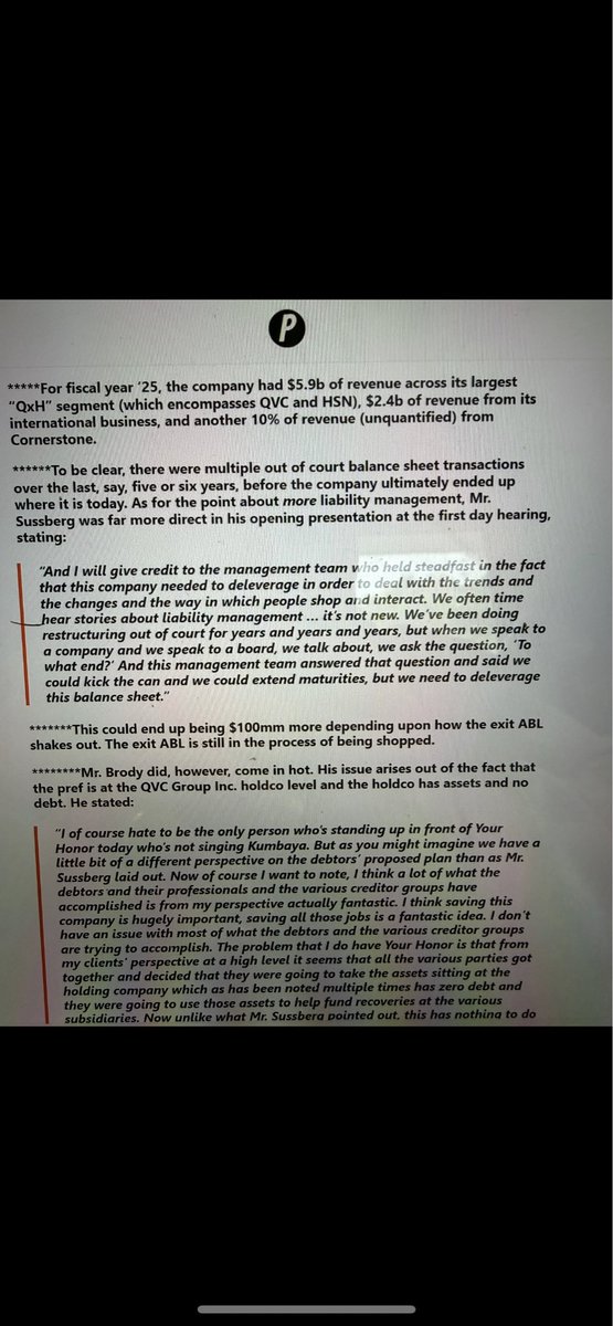 value_screener's tweet photo. @commonsense6174 « we could kick the can, and we could extend maturities, but we need to deleverage this balance sheet »…

Really? You choose to go BK because you « feel like it » when you have other solutions? 🤣 https://t.co/mKCk0U9syw