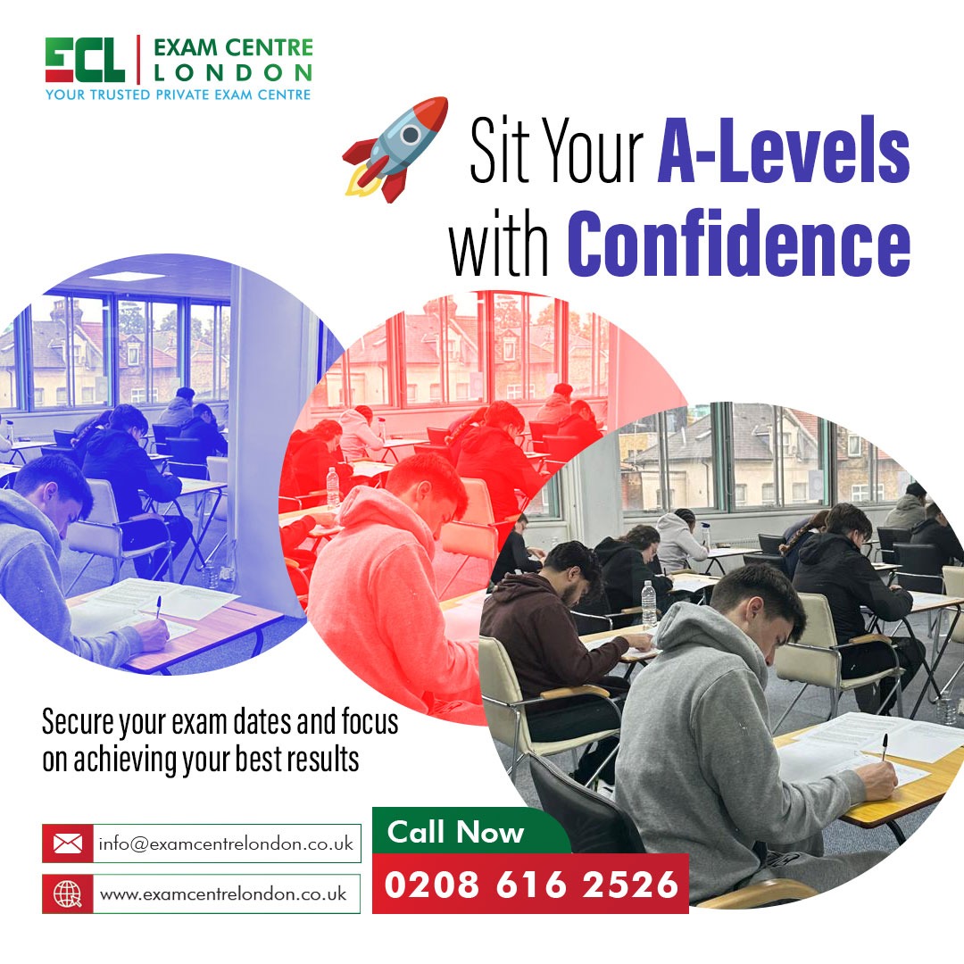 examcentre_'s tweet image. 🎓 Take your A-Levels your way with Exam Centre London — simple, stress-free exams for private candidates in London.
✔️ Easy registration
✔️ Full support
✔️ Central location
📞 0208 616 2526
🌐 examcentrelondon.co.uk/a-level-exams

#ALevels #PrivateCandidates #LondonEducation