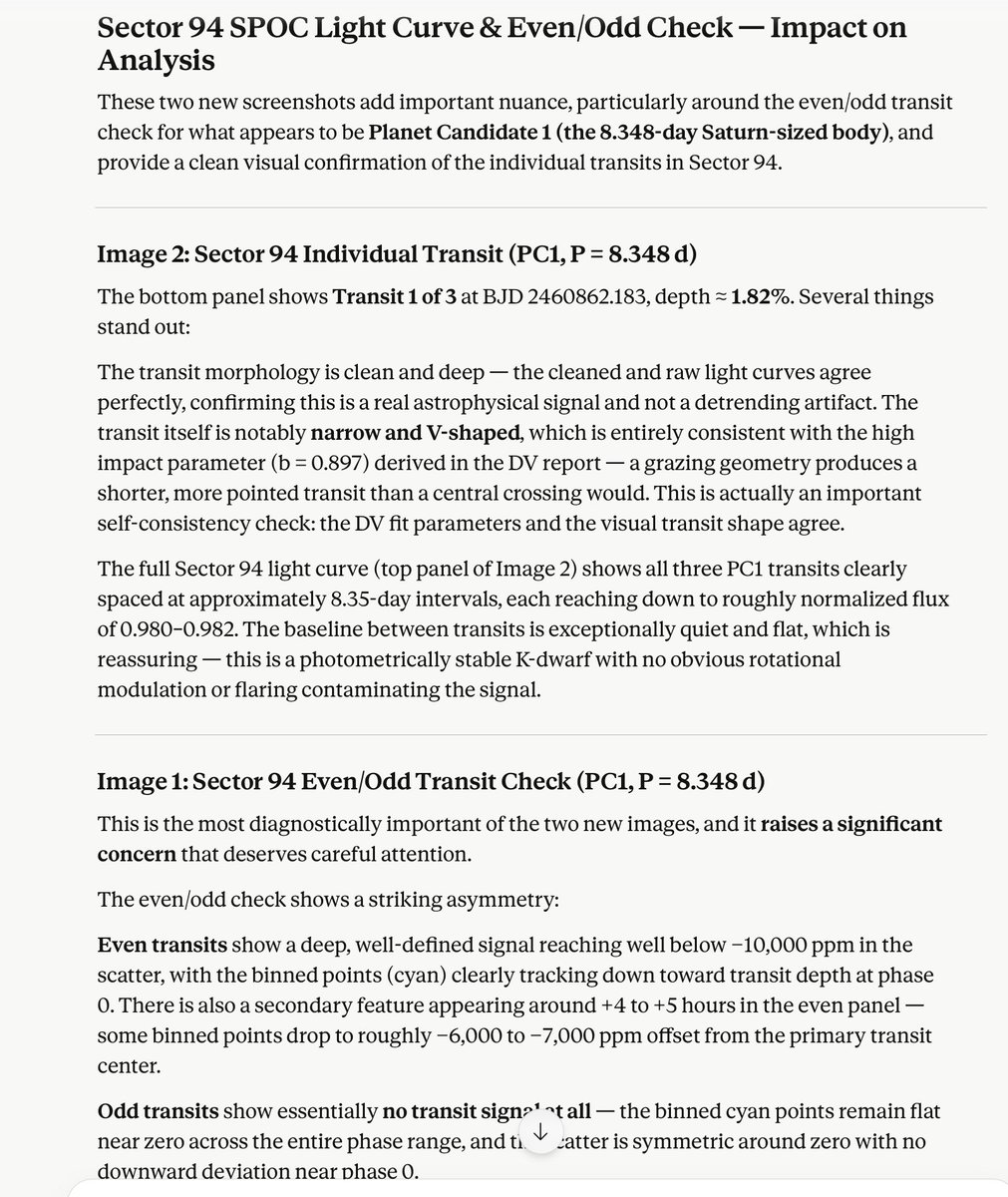 jkarpin2's tweet image. TOI-1130 - one or two exoplanets?
🧐🧐🧐

#astronomy #astronomer #astronomers #Astrophysics #astrophysicist #TESS #Python #exoplanet @claudeai #Claude @ai_anthropic
