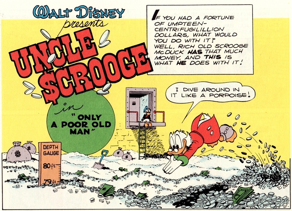 SieteSofi's tweet image. La viñeta de ayer de @Padylla invita a recordar que el almacén de dinero del Tío Gilito debutó en marzo de 1952 en la historieta 'Only a Poor Old Man' escrita y dibujada por Carl Barks

➕#humor &amp;amp; #comic #cartoon 
👉vetustideces.blogspot.com/2026/04/clipda…