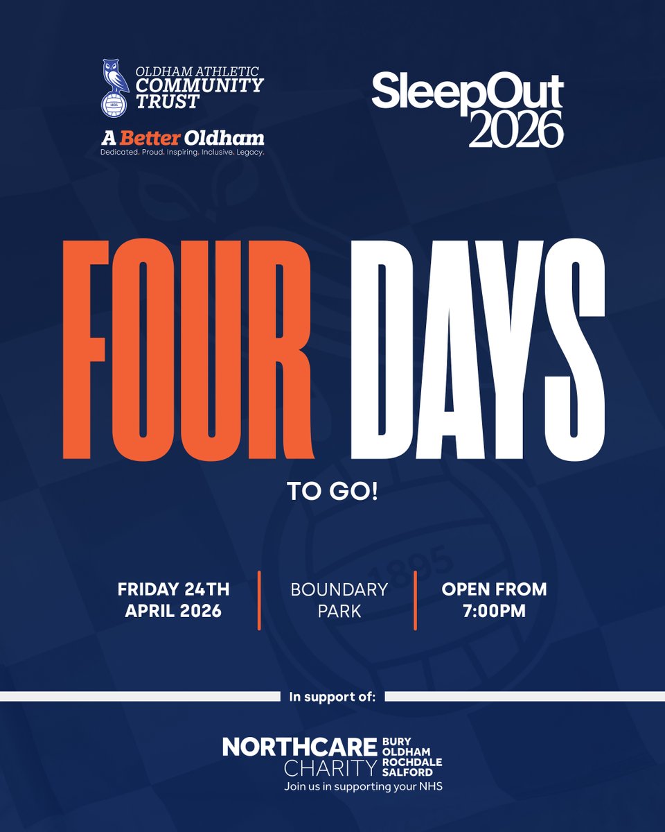 Oldham Athletic Community Trust (OACT) tweet media