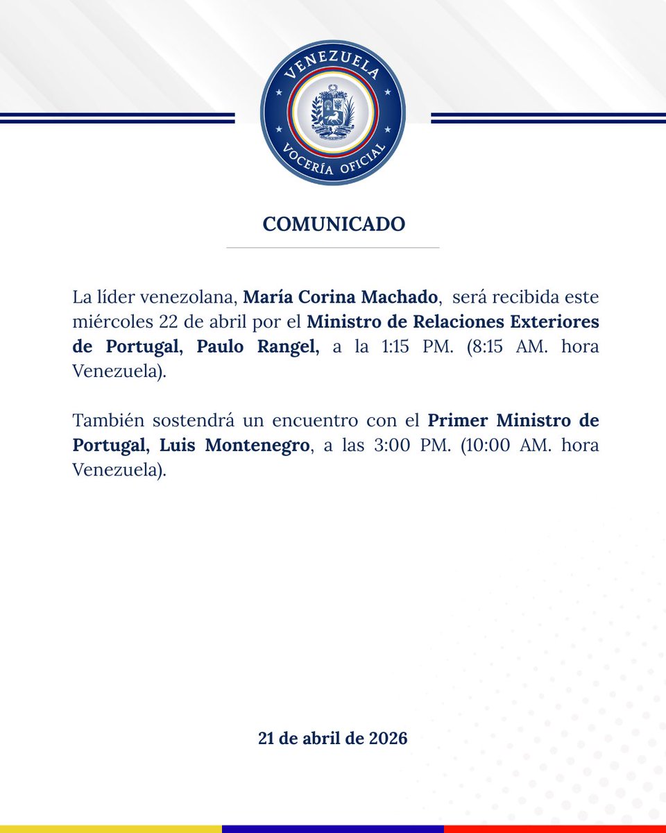 Vocería Oficial de Venezuela tweet media