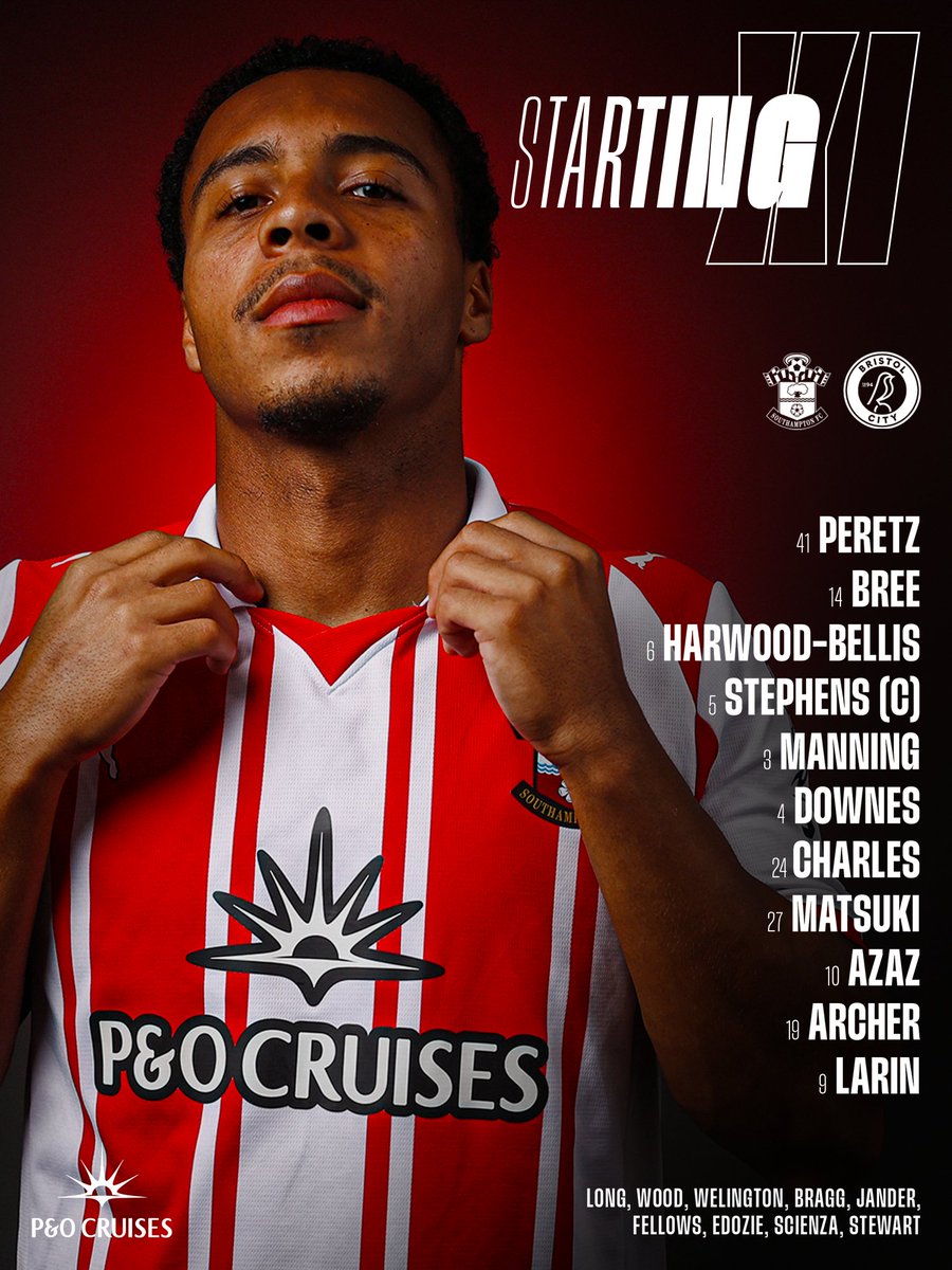 SouthamptonFC's tweet image. Boys to battle Bristol City. 💪