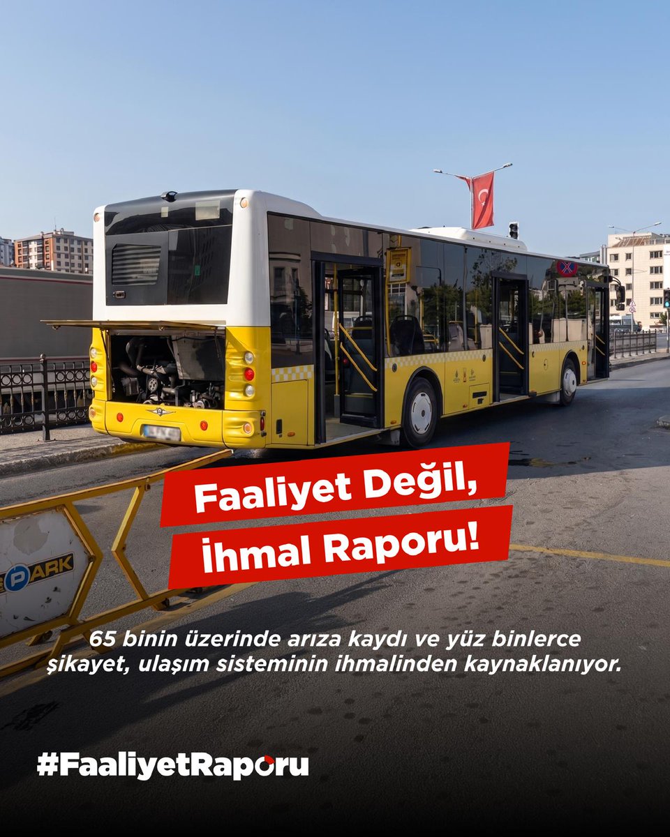 Chp'li İBB nin kara kutusu şirketleri aracılığıyla şeffaf belediyecilik rafa kalktı.

#FaaliyetRaporu