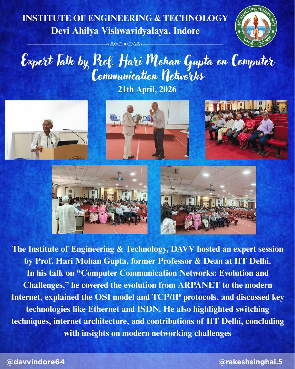 Devi Ahilya Vishwavidyalaya Indore tweet media
