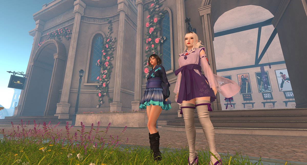 店舗の設置から解放されたセツが遊びに来て黄昏タイム🌅　たのしんでもらえるといいねっ！