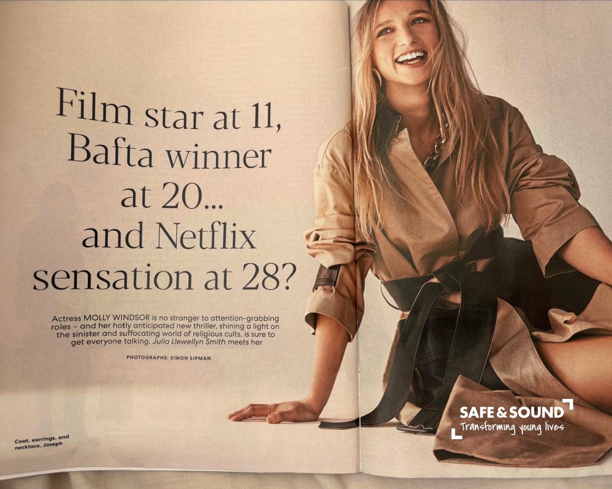 safesoundgroup's tweet image. A huge congratulations to our amazing Ambassador Molly Windsor on the release of Netflix’s newest thriller Unchosen today! 

We are incredibly proud of Molly and grateful for her continued support 👏💙

#SafeAndSoundDerby #Ambassador #Derby #DerbyCharity #Derbyshire #LocalCharity