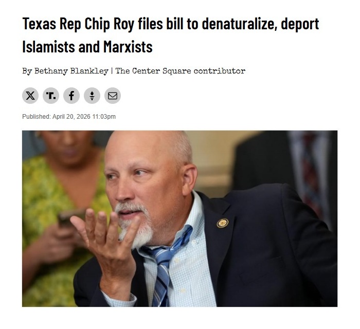 kArEn_Magnet_'s tweet image. You know what's coming...
"BuT tHaT's A vIoLaTiOn Of ThE cOnStItUtIoN!"
🤔🤨🙄
So is the way you leftwing lunatics are acting!
#Congress #House #ChipRoy #Texas #legislation #Islamists #Marxists 
justthenews.com/nation/states/…
(CLICK THE LINK ABOVE to read this entire article.)