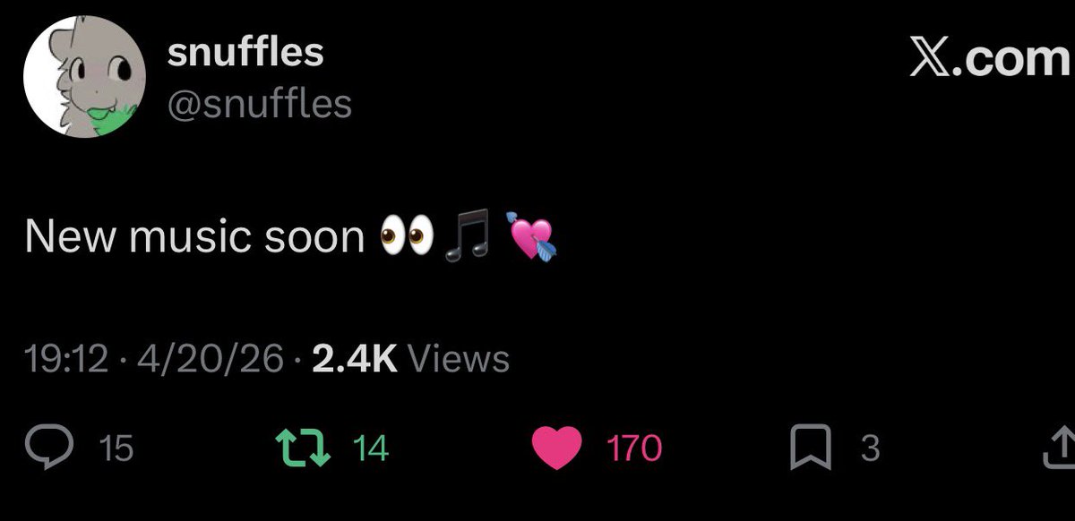 FRIZK NEWS!!: NEW MUSIC SOON!!!

im suspecting a collab between frizk and snuffles quite soon…. Im think maybe a Friday release (one could hope)