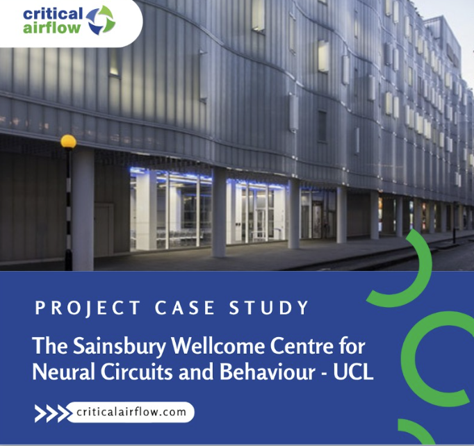 Aircuity's tweet photo. Proud to see the Sainsbury Wellcome Centre for Neural Circuits and Behaviour project highlighted by our European channel partner, Critical Airflow Europe Ltd.
https://t.co/U8eLjFpNbs https://t.co/ypXPMeWHfN