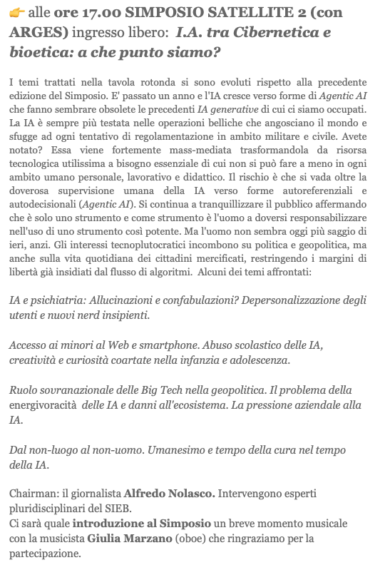 blogINCULTURA's tweet photo. 16 MAGGIO 2026 a TRANI: Eccoci al consueto appuntamento annuale di formazione SIEB cui seguirà Simposio Satellite sulla I.A. #comunicazione #communication #EricBerne #IA #AI #IAT #IntelligenzaArtificiale https://t.co/nZAJ9mrkWy