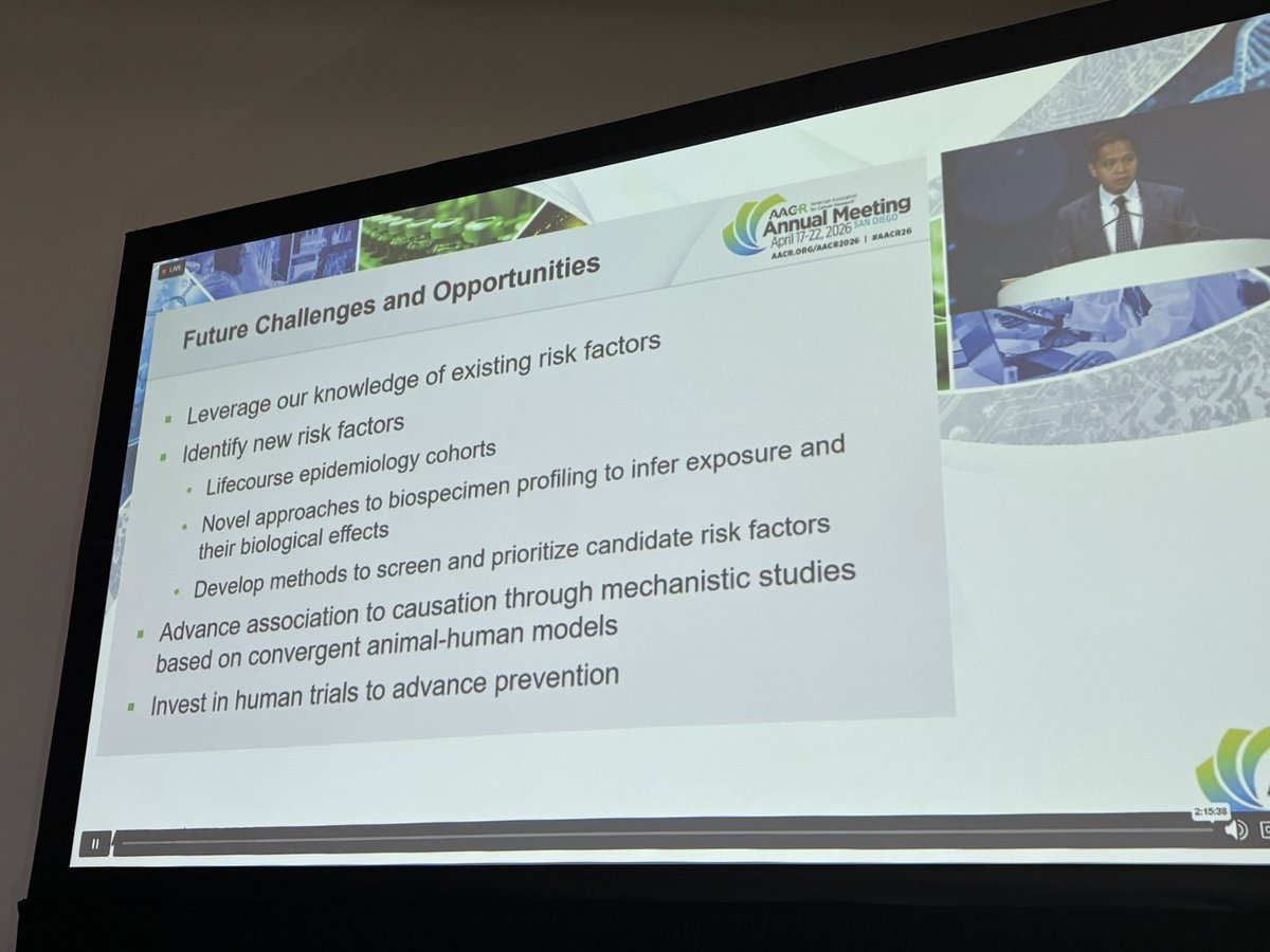 ARosen380's tweet photo. Take home points from the @AACR Early-Onset Cancer plenary session!
#AACR26 #AACRSSP https://t.co/SWmbbbT4Fg