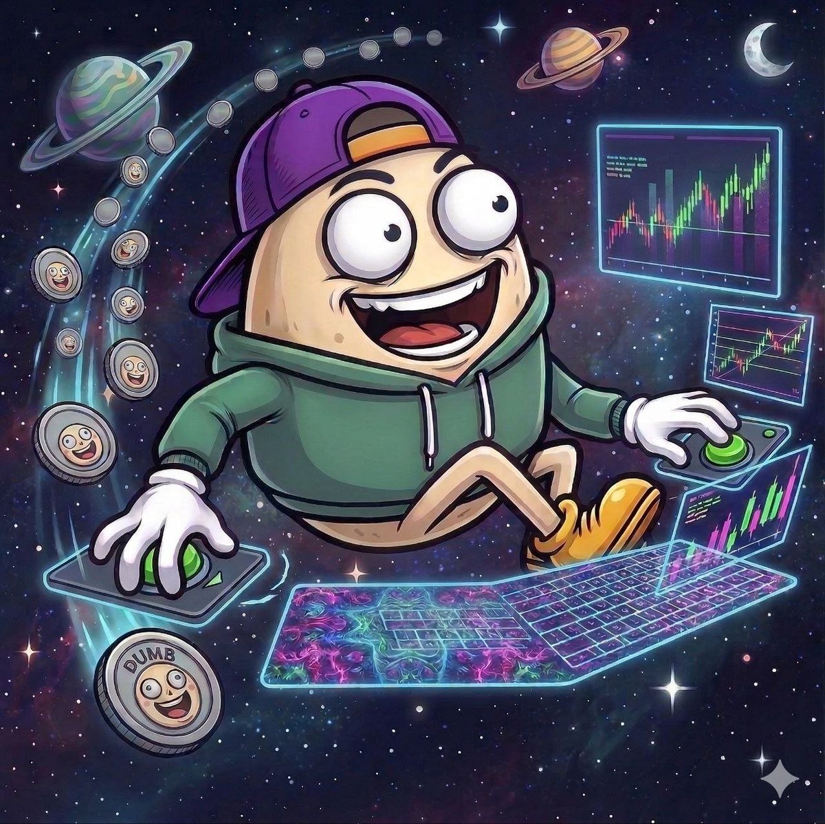 Ca you feel the $DUMB aura?

If you ate not posistioned now you will regret not being a dumbillionaire.