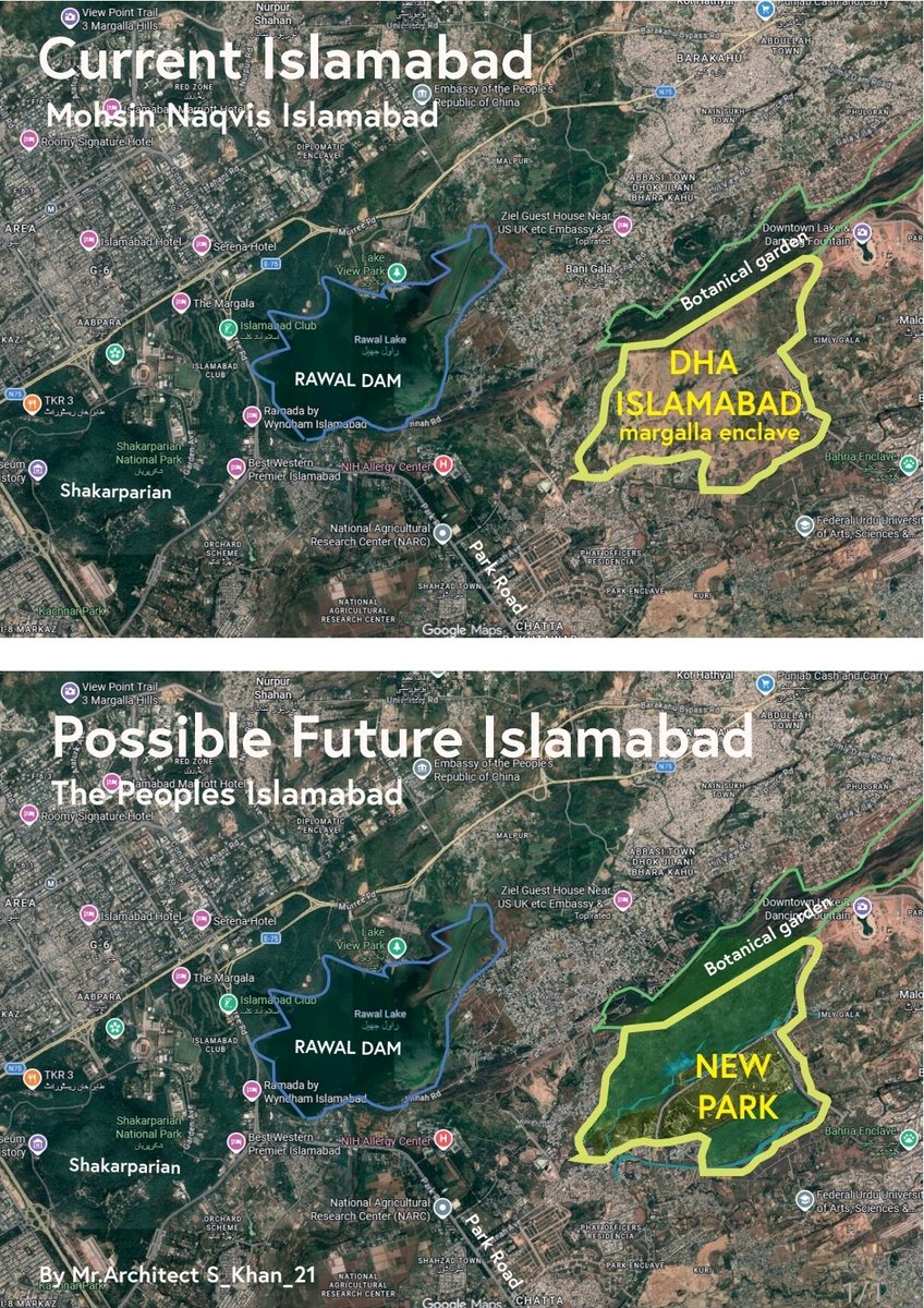 S_Khan_21's tweet image. We need to unite and save #Islamabad from these money hungry individuals. Stop #DHA and make a new #Park there instead. It already has a natural river&amp;amp; lake. It used to have a mughal era mosque &amp;amp; Britsh era monument, which both got #destroyed. Speak up now! @BBCUrdu @AJEnglish