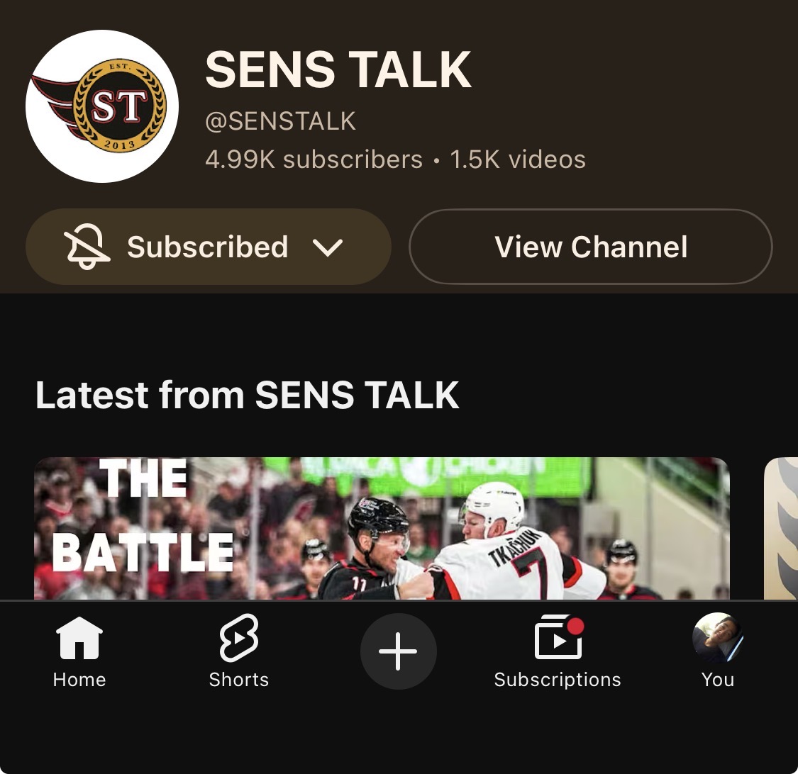 Kevtamz's tweet photo. @senstalk_ @interlockrepair Go sens go!! https://t.co/pUfmGeWmCu