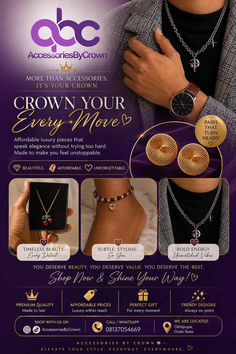 ACCESSORIESBYCROWN 👑🌼 tweet media
