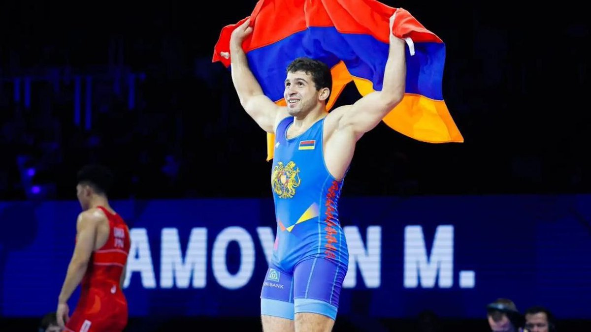 TheScarmind's tweet image. #Armenia’s Malkhas Amoyan is now a 5-time #European Champion🇦🇲

He defeated #Georgia’s Ramaz Zoidze 3–1 in the 2026 Greco-Roman European Championship final.

Amoyan has dominated the 77 kg division for five straight years (2022–2026).