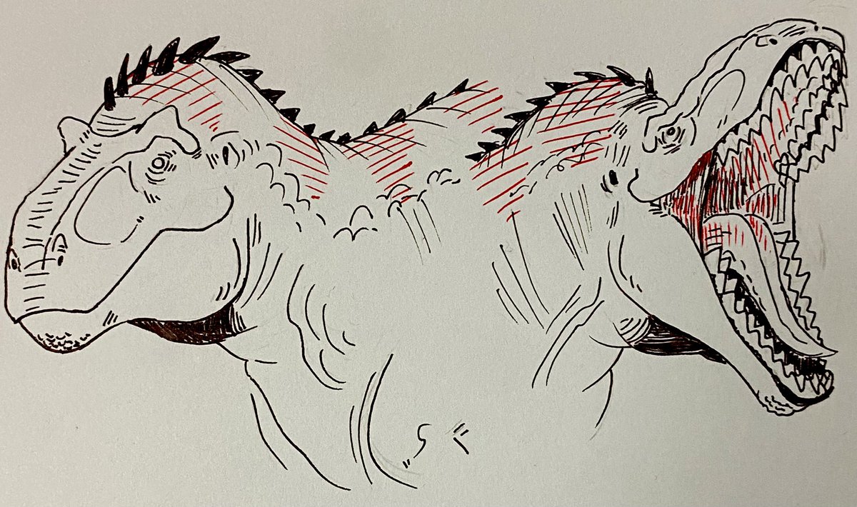 CookieJamStuff's tweet image. Make a cannibal tyrannotitian? I would never-

&amp;lt;_&amp;lt;

He’s bbg now, currently adding stuff to em 

#tyrannotitian #dinosaur #oc