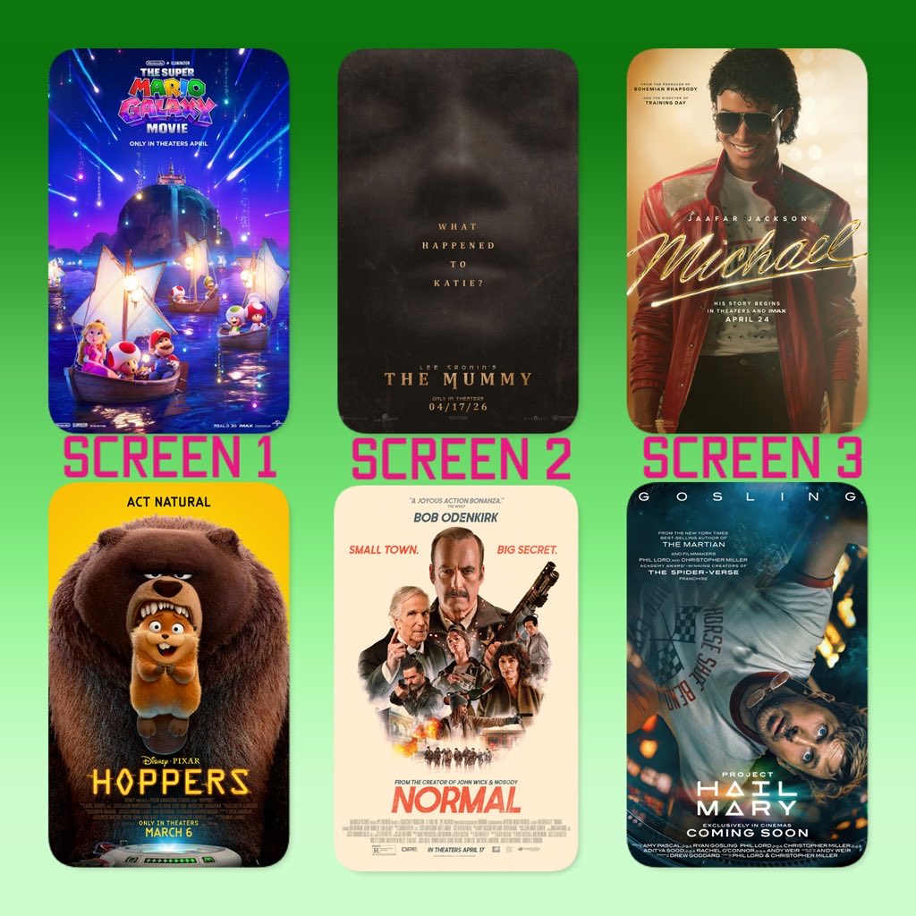 BigSkyDriveInTX's tweet photo. Come and join us this Friday, April 24th for this great lineup! We have a loaded menu like wings, burgers, and so much more. Of Course we still have cokes, candy, and popcorn!! Come early to get the best parking spot. We’ll see you at the movies.  
https://t.co/klvLKDSkSh https://t.co/V7RgbO0E5a
