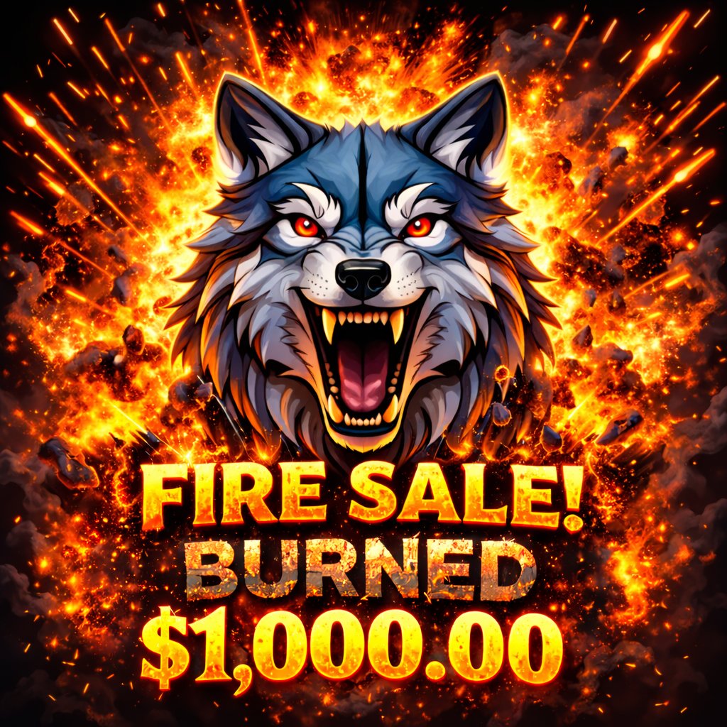 WolfArmybravos's tweet photo. 🔥 SURPRISE BURN ALERT! 🔥
The pack just made a massive move…
💥 $1,000.00 BURNED 💥
https://t.co/oxNAVGoDj5

🔥Queima de + 1 milhão de tokens
Supply going DOWN ⬇️
Value going UP ⬆️
This is just the beginning… the wolves are taking over. 🐺⚡
⚠️ Don’t sleep on this move
⚠️ Momentum is building FAST
Join the army before it’s too late…
#Crypto #BurnEvent #Altcoin #1000x #WolfArmy