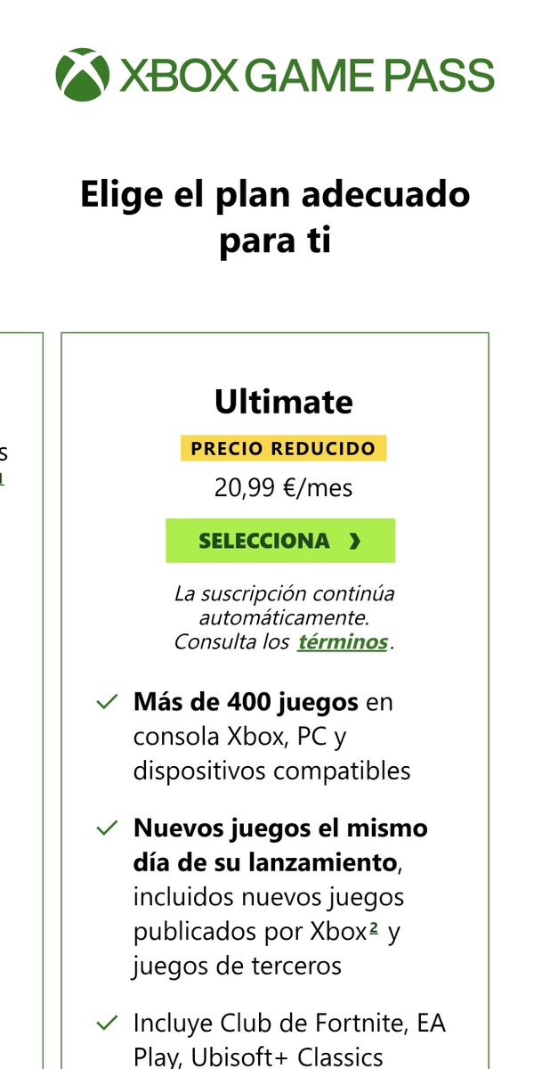 TodoJuegos_com's tweet image. Precio ya actualizado en la web #gamepassultimate #gamepass #xbox