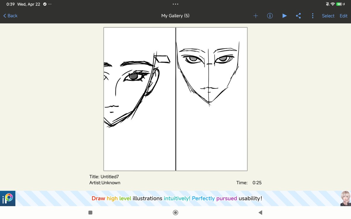 Learning how to draw from zero hari kesekian..
Malem ini belajar bikin mata 🥲