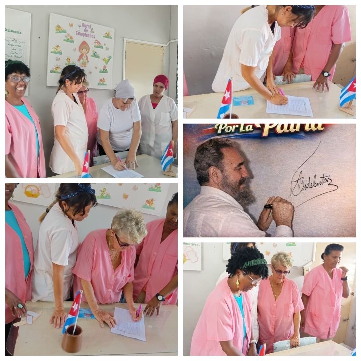 Los trabajadores del Conejo Saltarín reafirmando nuestro compromiso con la #Patria
#ArtemisaJuntosSomosMás  <a href="/EduArtemisa/">DPEArtemisa</a>  <a href="/yarobyalvarez/">Director Provincial Educación Artemisa</a>