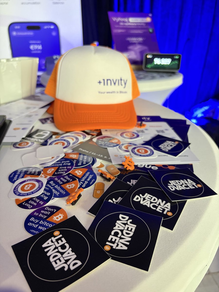 invity_io's tweet image. All stuff #Bitcoin today on our booth 💅🧡

📍Křižíkova fontána, pavilon E
👉 #FUTURE by @czechcrunch

s/o @jednadvacetorg 😉