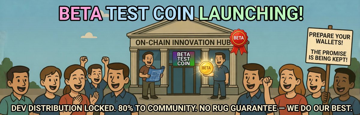 OnChainPromise's tweet photo. 🚨 BETA TEST COIN DROPPING — DEV DISTRIBUTION LOCKEDTo officially lock down the DEV’s distribution we’re launching our first BETA test coin.While we keep the “No Rug” guarantee, we can only promise to DO OUR BEST to distribute the 80%.Beta launches within 24 hours.Prepare your wallets.
The promise is being kept